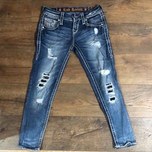 🌹Rock Revival ankle skinny